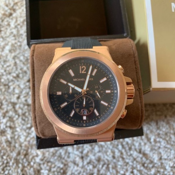 NEW in Box Michael Kors MK8184 Rose Goldtone Dylan Watch - Picture 2 of 5